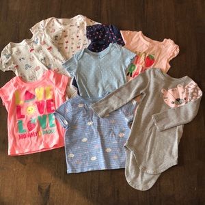 Set of 8 24 month onesies and tees